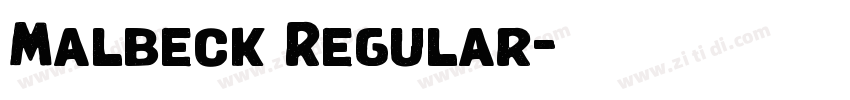 Malbeck Regular字体转换 Malbeck Regular字体转换